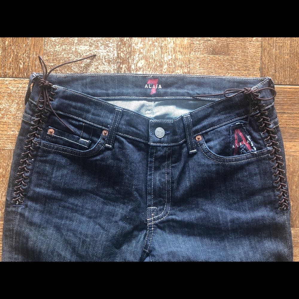 Alaia x 7 For All Mankind Blue Denim size 28